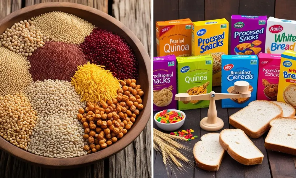 traditional grains vs. processed foods whats better