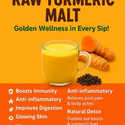 Priyam Orgains Raw Turmeric malt benefits