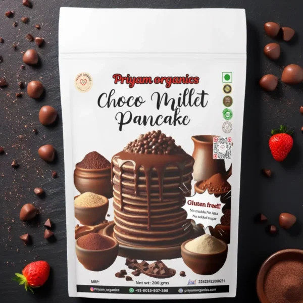 choco millet pancake 2