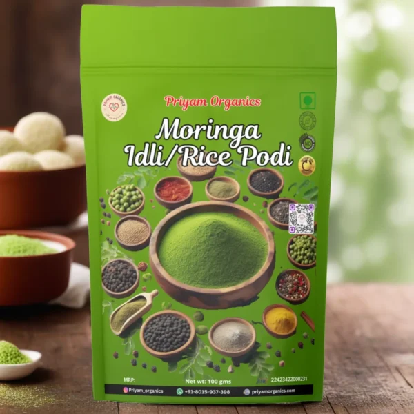 moringa idli _rice podi